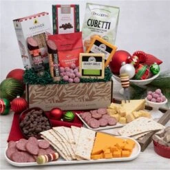 Happy Holidays Sweet And Savory Gift Box
