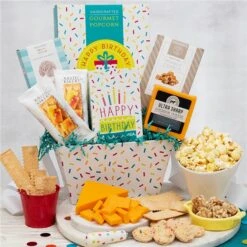 Happy Birthday Cookies And Candy Gift