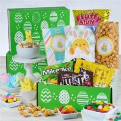 Happy Easter Candy Care Package Green