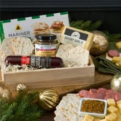 Holiday Meat And Cheese Sampler