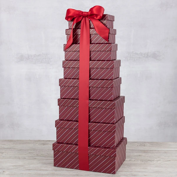 Season's Greetings Gift Tower - Image 3